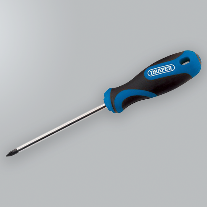 Soft Grip Slotted Screwdriver- PH2 x 100mm (266-266) Soft Grip Slotted Screwdriver- PH2 x 100mm (266-266)